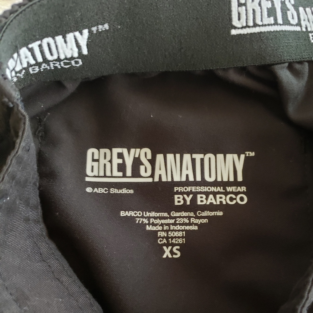 Grey's Anatomy Black Scrub Pants - Picture 3 of 6